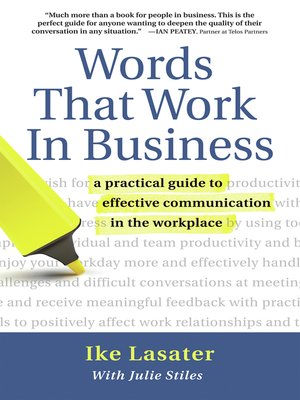 cover image of Words That Work In Business